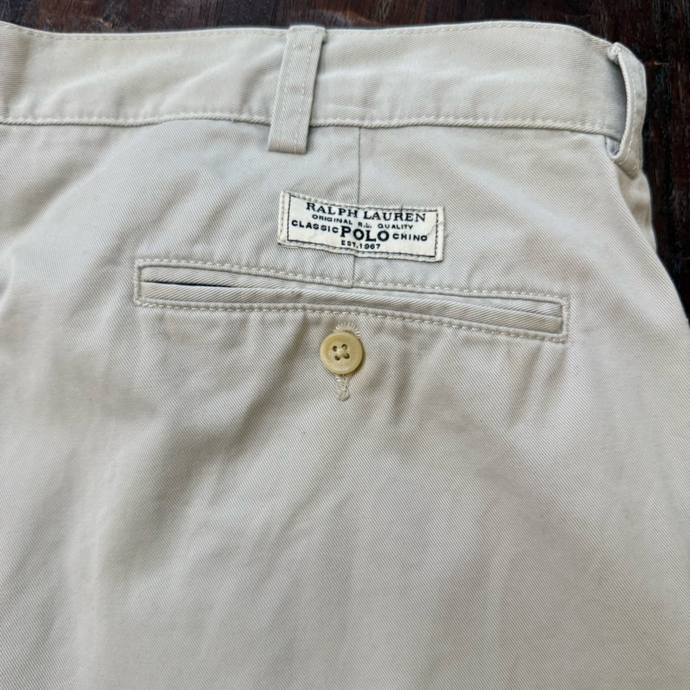 Polo Ralph Lauren Prospect Flat Front Men Shorts in Classic Stone W 42 - Picture 9 of 14